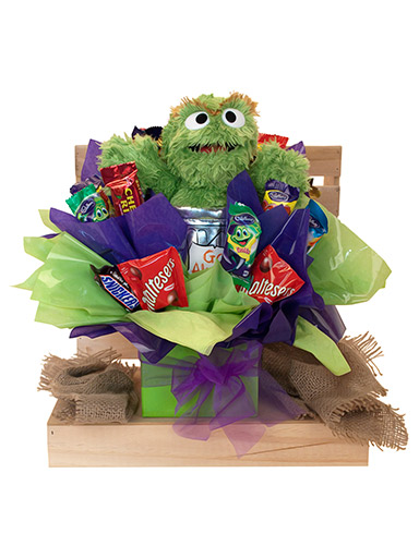 Oscar The Grouch Chocolate Bouquet