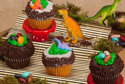CRUMBS Signature Jurassic Cupcakes - 4-Pack